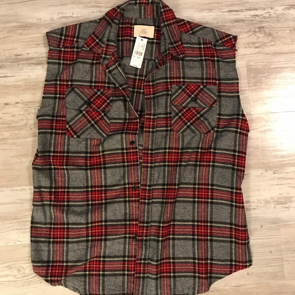 FOG // FEAR OF GOD Cut-Off Flannel